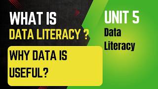AI & Data Explained (Unit 5) | Data Types, Data Literacy & Decision Making | Class 11 CBSE
