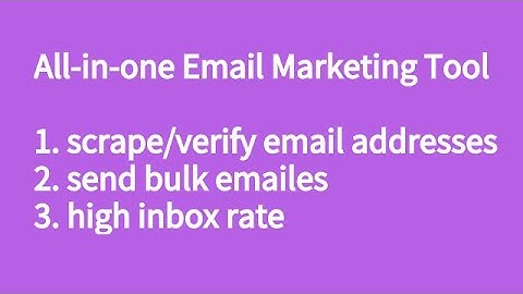How To Send Bulk Emails, Scrape+Verify Email Addresses, Email Marketing Tool-AtomEmailPro