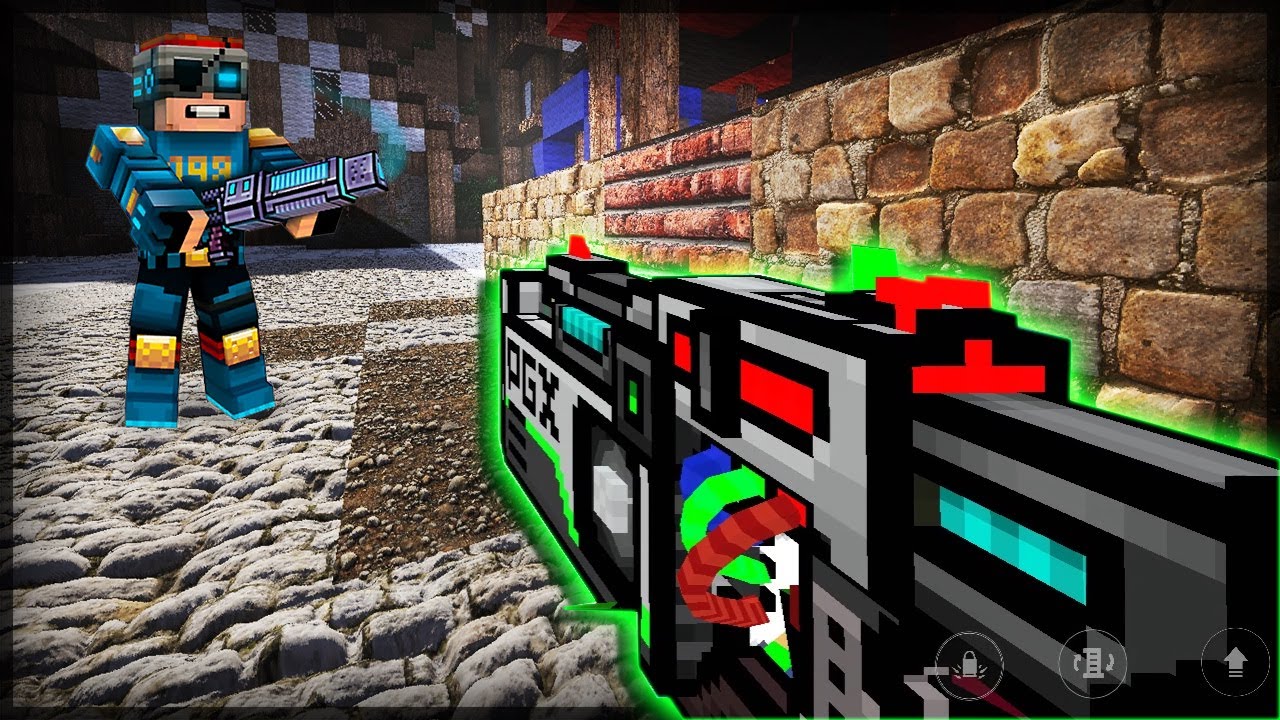 Pixel Gun 3D GUN FORCE PGX [Review] YouTube