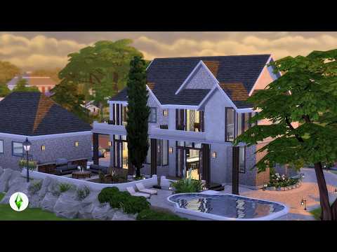 Modern Rustic Family Home 👨🏻‍👩🏻‍👧🏻‍👦🏻🏡 | BASE GAME - No CC | The Sims 4