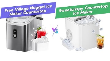 Nugget Ice Maker Showdown: FREE VILLAGE vs Sweetcrispy Countertop Ice Makers 🍧❄️ | BuySmart Review