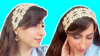 The Crochet Summer Headband Everyone Will Ask About!