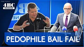 30 bail breaches 600 fine Accused pedophile walks free AGAIN 4BC Brisbane