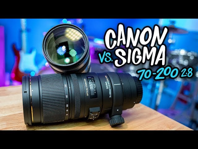 Lens Showdown: Canon vs. Sigma 70-200mm f2.8 - YouTube