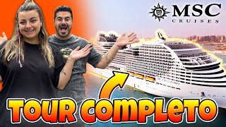 FULL TOUR of MSC World Europa 🚢 It feels like a CITY on the SEA! 😱 screenshot 2