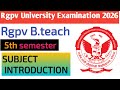 RGPV B.Tech CSE 5th Semester All Subjects 📚 | Complete Subject List 2026 |