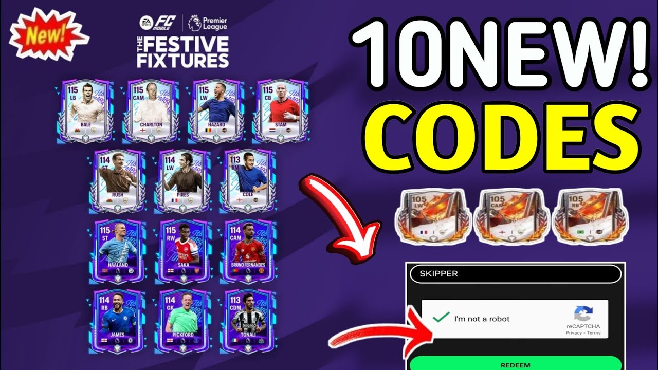 ⚠️ SURPRISE ⚠️ FC MOBILE REDEEM CODES 2025 - NEW FC MOBILE CODES - YouTube
