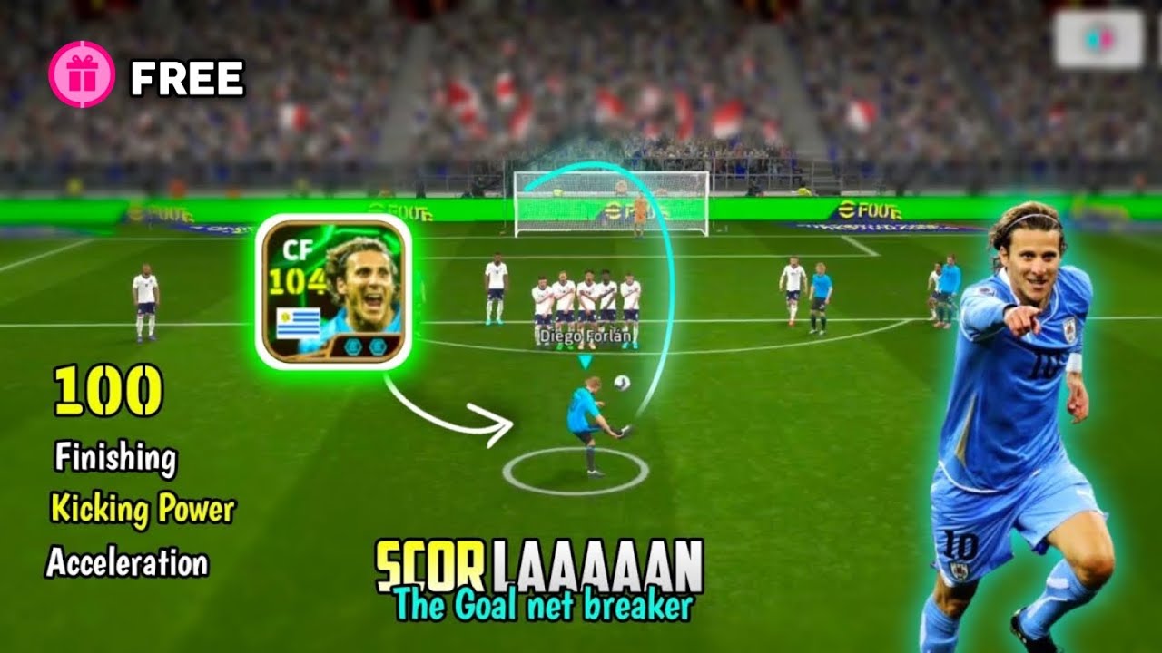 Бесплатный Форлан — это огонь 🔥😱 100 финишных ударов x сила удара 🗿🔥 105 оценок, феноменальный фи...