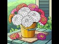 Zen Color Bonus Picture #PaintWithMe #Paintbynumber #Timelapsepainting #PaintPixelBliss #dahlias