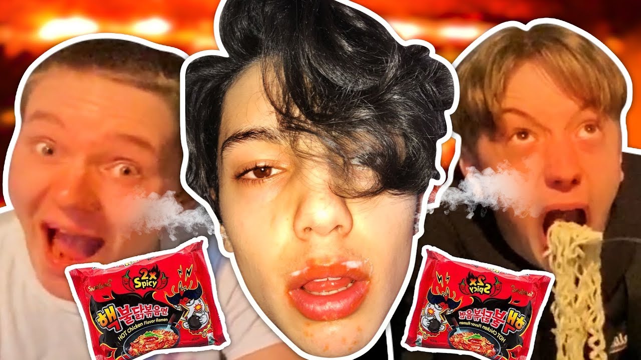 SPICE BOIS Testar Världens Starkaste Nudlar (KOREAN FIRE NOODLES)