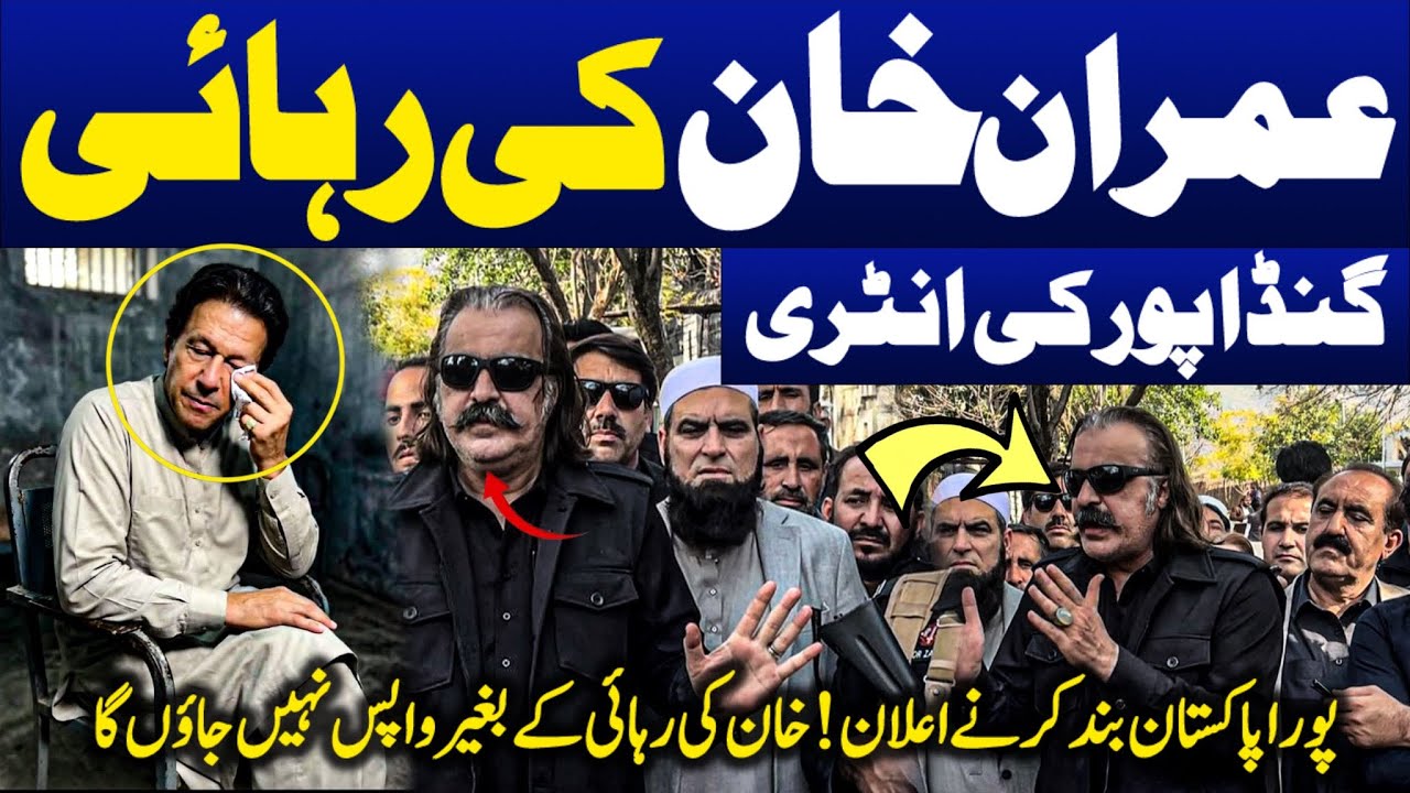 Ali Amin Gandapur’s Announcement in Islamabad Protest | PTI Nationwide Demonstrations for Imran Khan