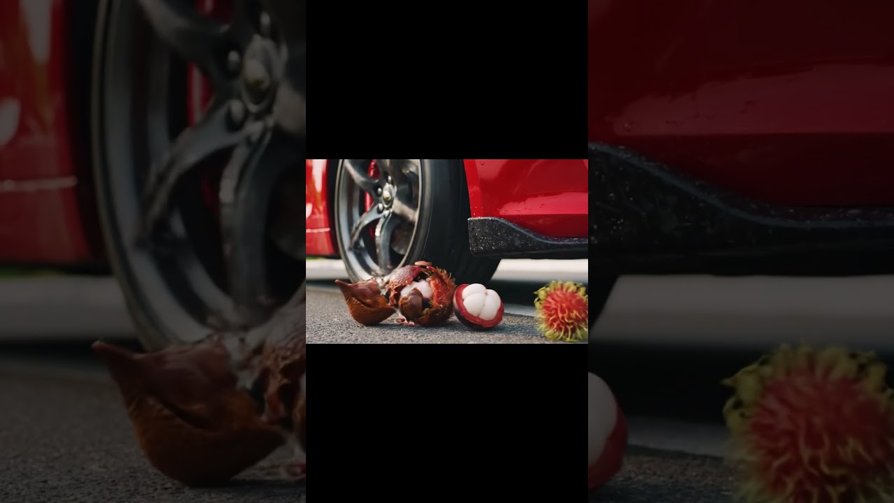 Extreme Fruit Crushing ASMR  Car vs Rare Fruits Part 3