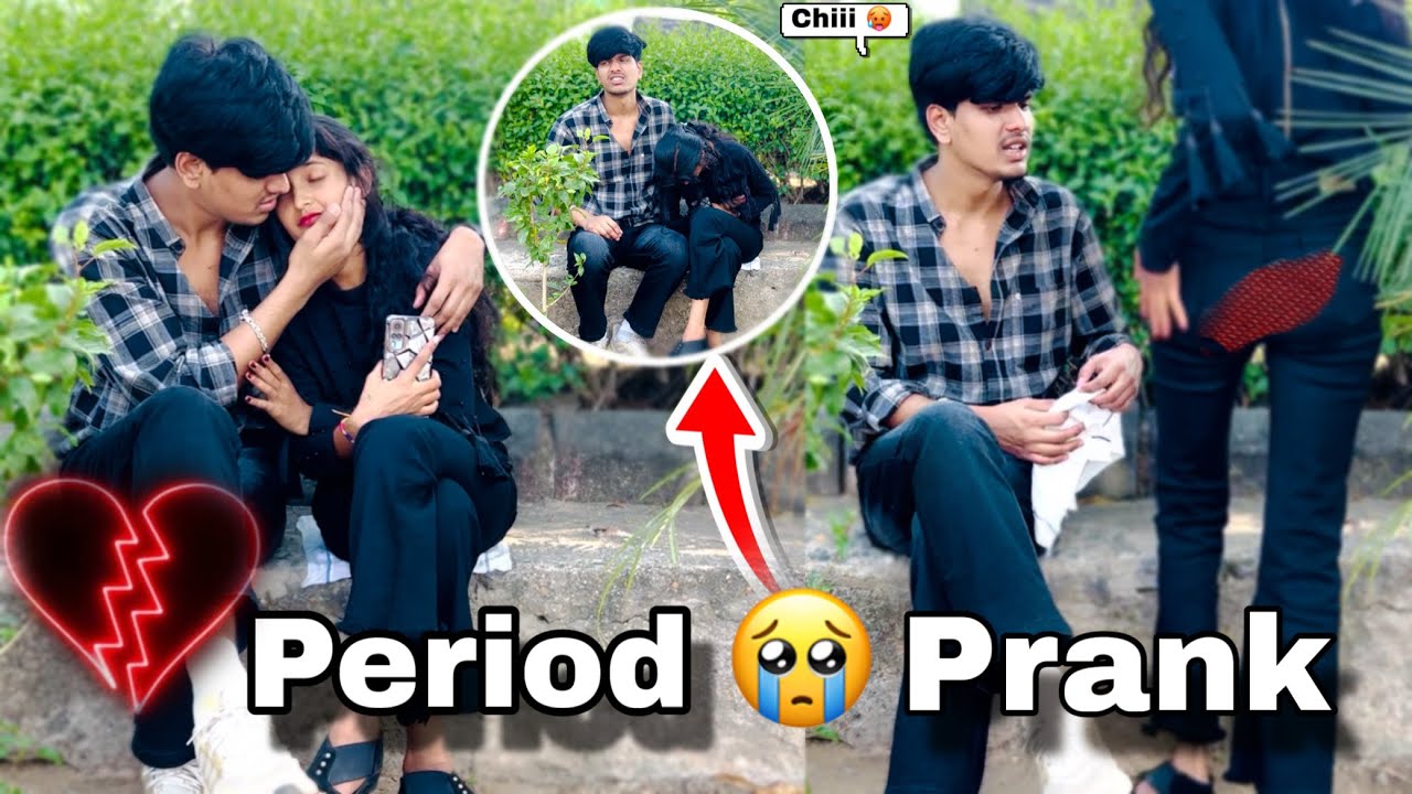 🩸Periods Prank on my friend🥺 serious reaction😱 video // 