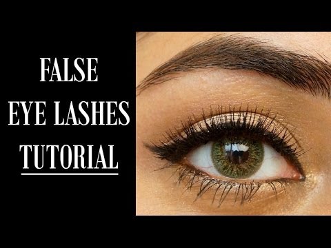 False Lashes Tutorial : How to apply and remove false eye lashes | corallista