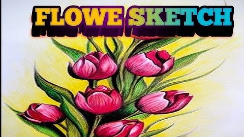 ||Flower Sketch Techniques: Unlock Your Creative Potential|| #simrankumari