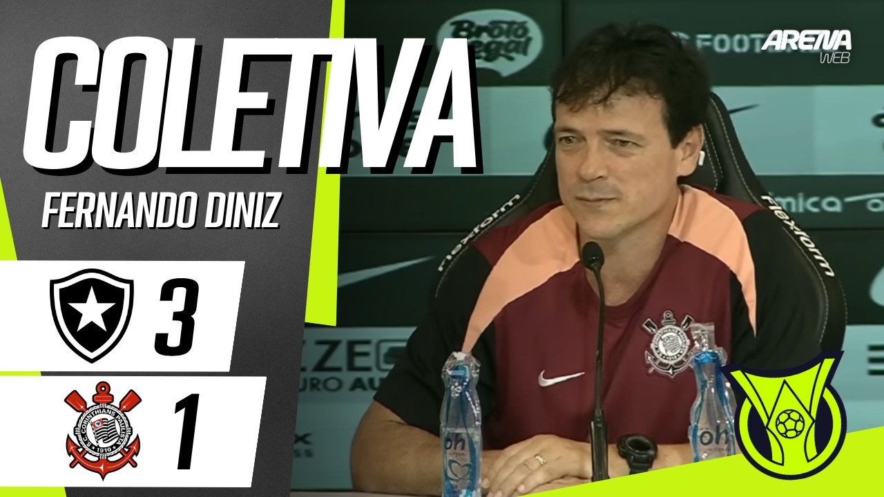 COLETIVA FERNANDO DINIZ | AO VIVO | Botafogo x Corinthians - Brasileirão 2026
