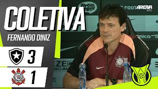 COLETIVA FERNANDO DINIZ | AO VIVO | Botafogo x Corinthians - Brasileirão 2026