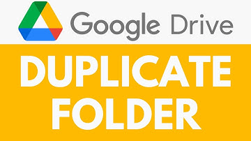 How To Duplicate a Folder in Google Drive | Create a Copy of a Folder | Google Drive Tutorial