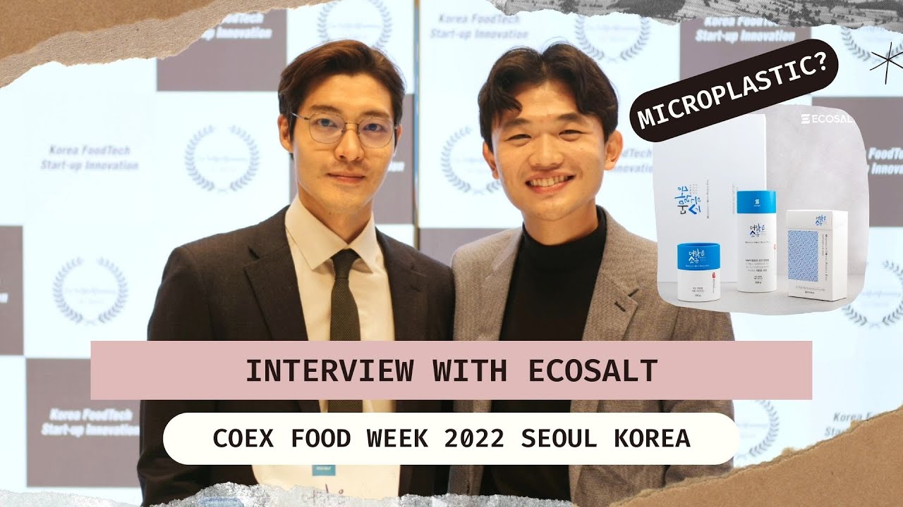 Ecosalt   Microplastic-free Salt - Coex Food Week 2022