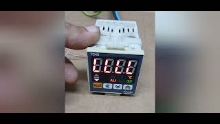 Control de temperatura con Rtd pt100  y control autonics tc4s- 14