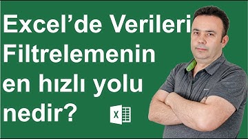#Excel Verileri Filtrelemenin En hızlı yolu- 383.video | Ömer BAĞCI