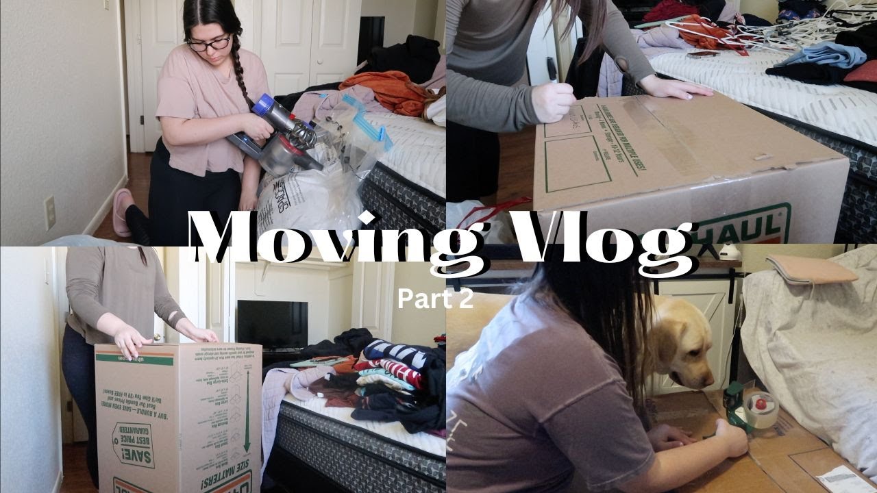 MOVING VLOG-part 2| Packing, packing and more packing. - YouTube