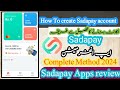 How to create sadapay account online in pakistan 2024  sadapay account bnane ka sai triqa