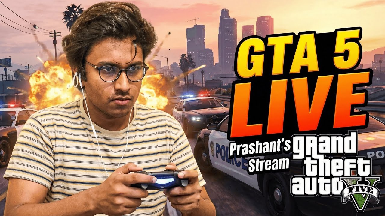 🔴 MAX CHAOS IN LOS SANTOS! (GTA 5 Live Stream) 💸🚁 - YouTube