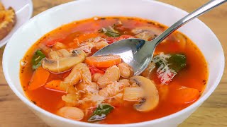 Eat this vegetable soup every day for dinner and you will lose fat 15 kg per month