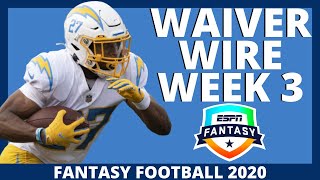 2020 Fantasy Football - Week 3 Waiver Wire Adds - Fantasy Football Advice