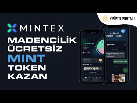 ⚒ MINTEX MADENCİLİK UYGULAMASI 🎁 ÜCRETSİZ MINT TOKEN KAZAN 😀