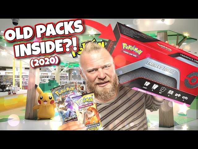 OLD PACKS Hiding Inside Pokemon Center Products?! LET'S FIND