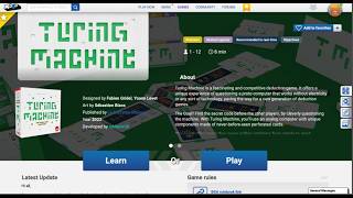 Boardgame Arena Tutorial - Turing Machine