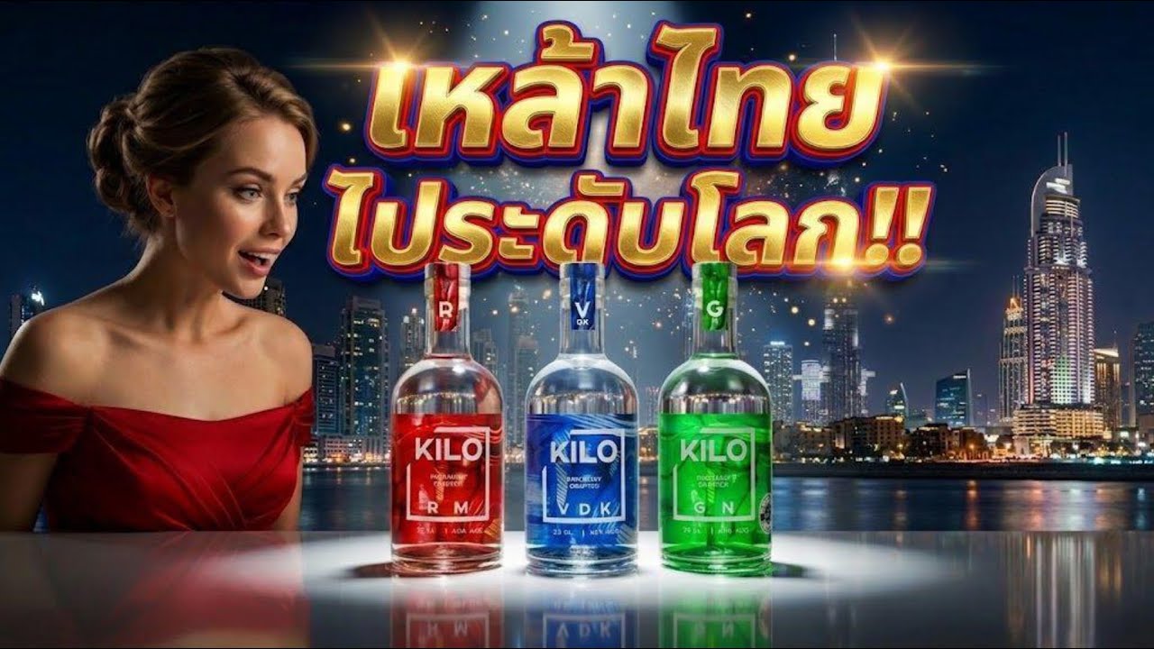 ตำนานบทใหม่สุราไทย! "Kilo Spirits" คว้ารางวัลระดับโลกจากลอนดอน!