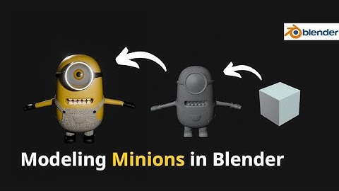 3D Blender - Modeling Minions | Timelapse