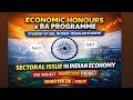 Sectoral issue in the Indian economy sem 6/8 sol du regular dse