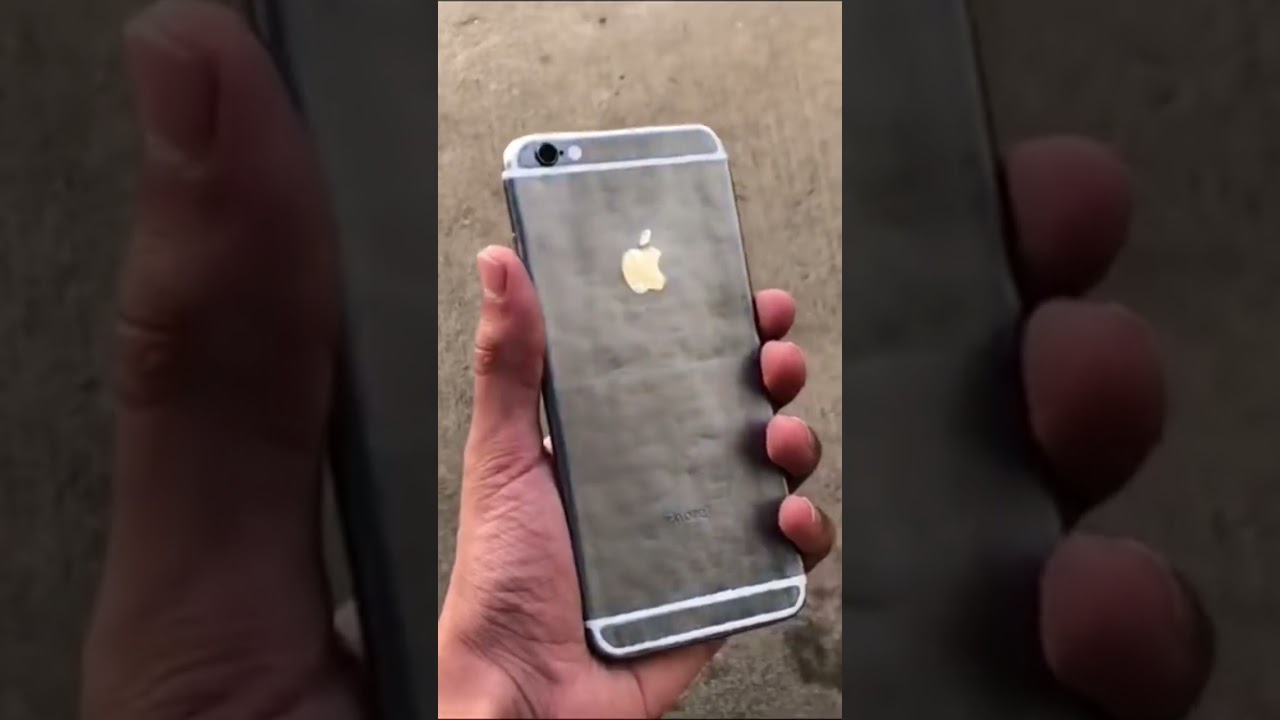 iPhone 6s Plus of cardboard