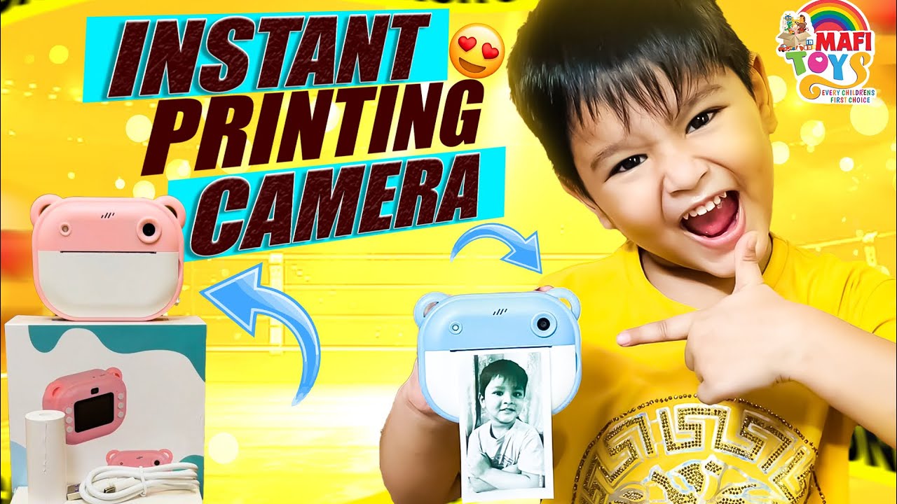 ছবি তোলার সাথে সাথে প্রিন্ট হয়ে যাবে😍| Instant  Priting Camera | Mafi Toys | Mannat Review | Camera