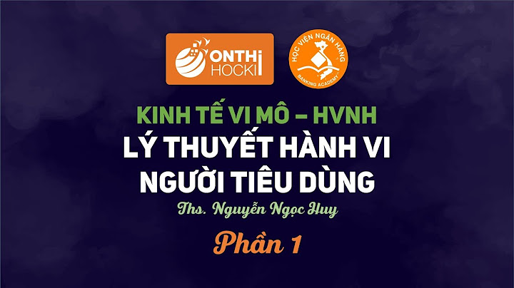 Bài tập lý thuyết hành vi người tiêu dùng