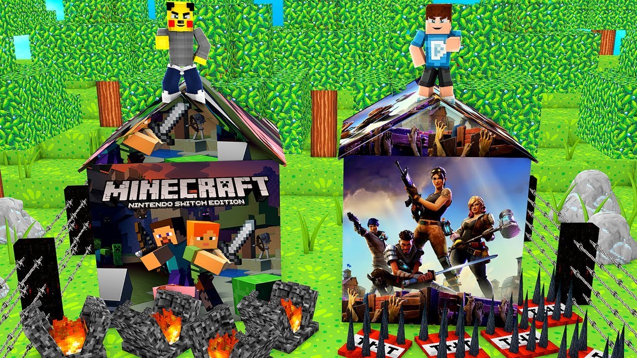 fortnite vs minecraft | 2048 - 1280 x 720 jpeg 347kB