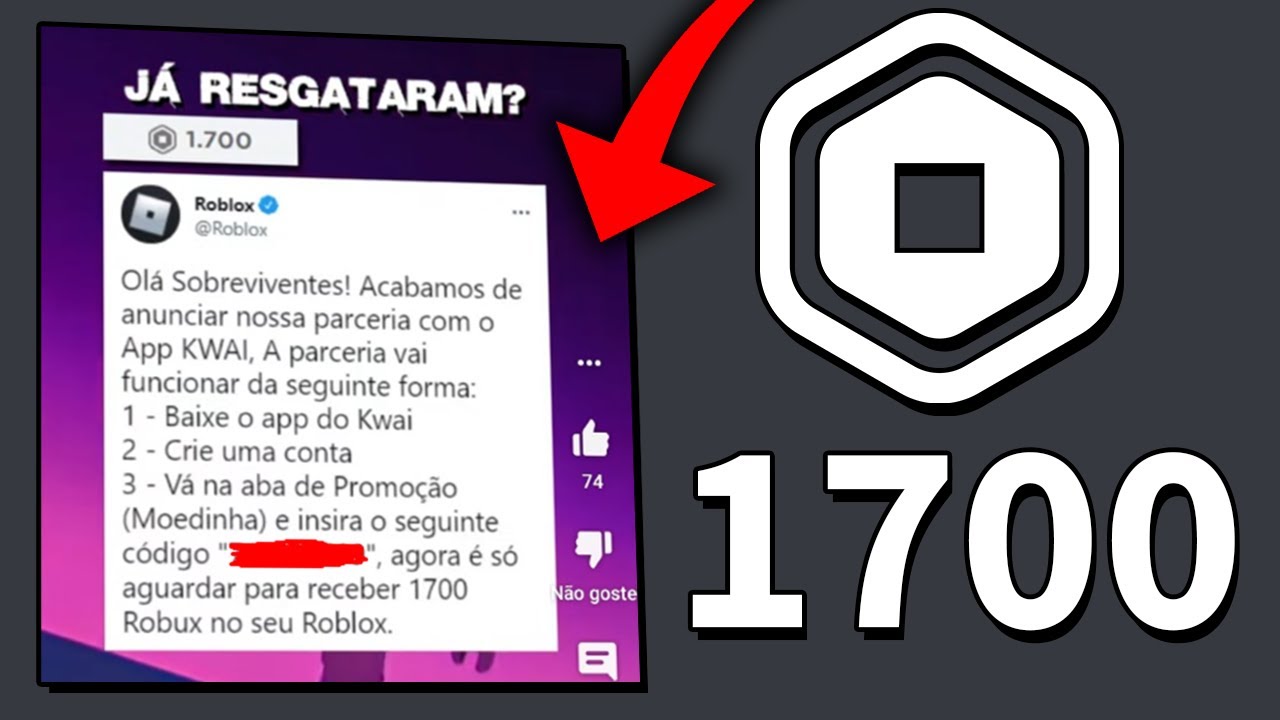 COMO CONSEGUIR ROBUX DE GRAÇA PELO KWAI !!! 