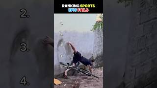 RANKING SPORTS EPIC FAILS #shorts #sports #sportsfails #epicfail #ranking #sportsmoments #viralshort