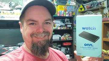 Onn Brand Hdmi 4 Way Switch Unboxing