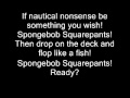 Spongebob Squarepants Theme song Lyrics