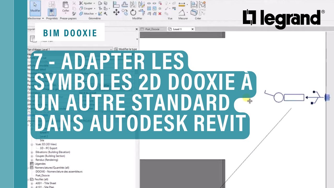 7 - Adapter les symboles 2D dooxie à un autre standard avec AUTODESK® REVIT®