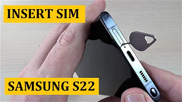 How to INSERT / REMOVE SIM Card in Samsung Galaxy S22 / S22+ / S22 Ultra - No SD Memory Card !