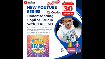 New series alert ~ D365F&O with Copilot Studio