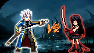 Vergil Vs Akame In Jump Force Mugen