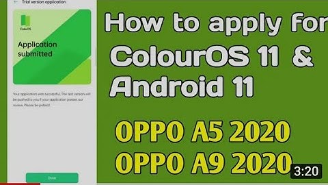 colorOS 11 & Android 11 | Oppo a5 2020 & Oppo a9 2020 | Gyani Tech
