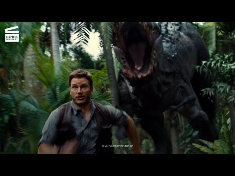 Jurassic World : L'Indominus Rex dans la cage (CLIP HD)